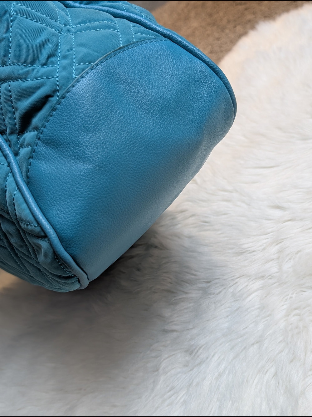 Vera Bradley Vivian Hobo Bag Turquoise Quilted Handbag Shoulder Bag - Picture 8 of 12